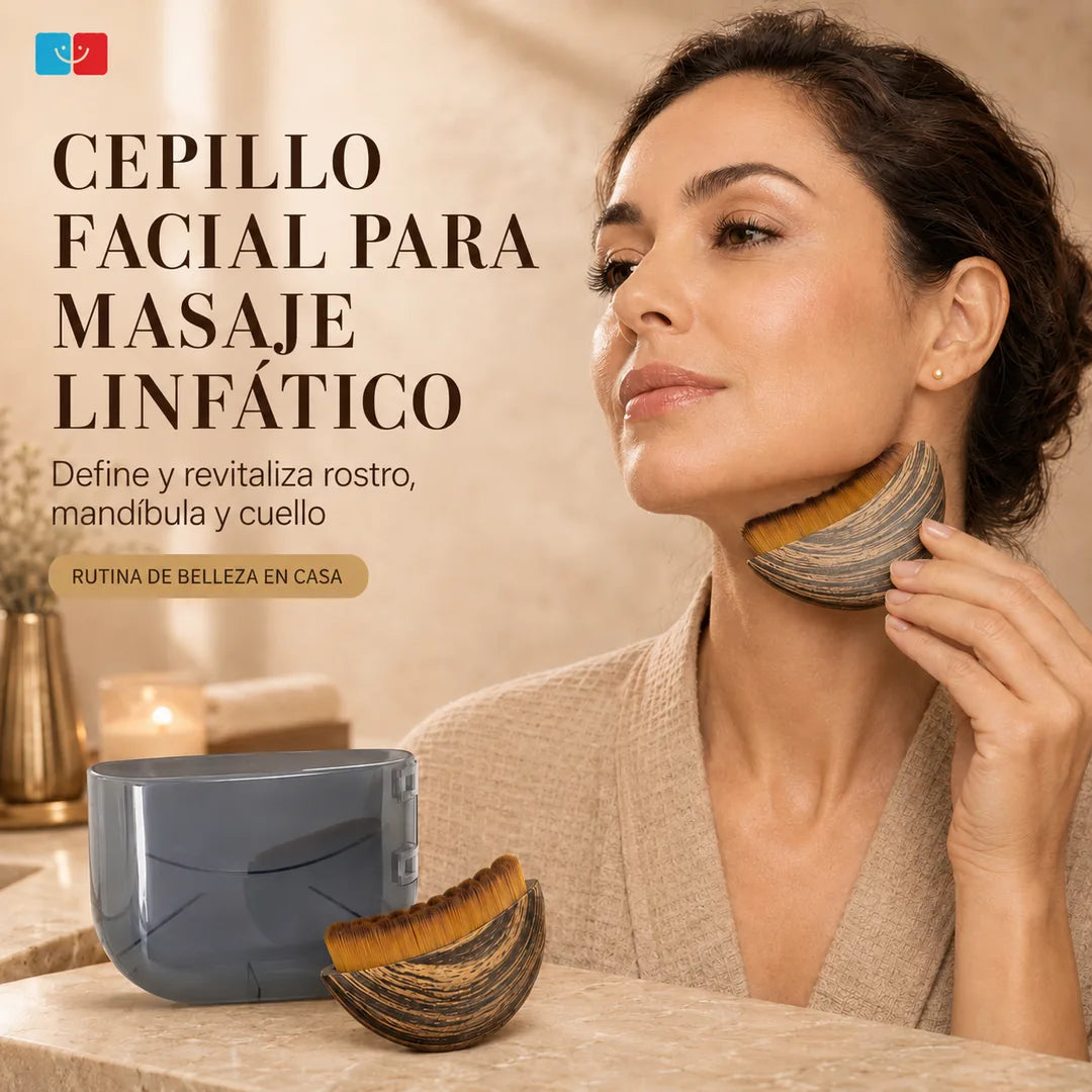 Cepillo Facial Para Contorno Linfatico