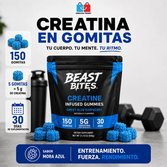 Suplemento Creatina Gomitas Beast Bites