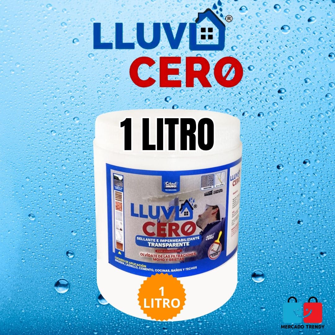Lluvia Cero Impermeabilizante transparente 1 Litro