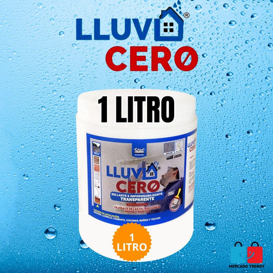Lluvia Cero Impermeabilizante transparente 1 Litro