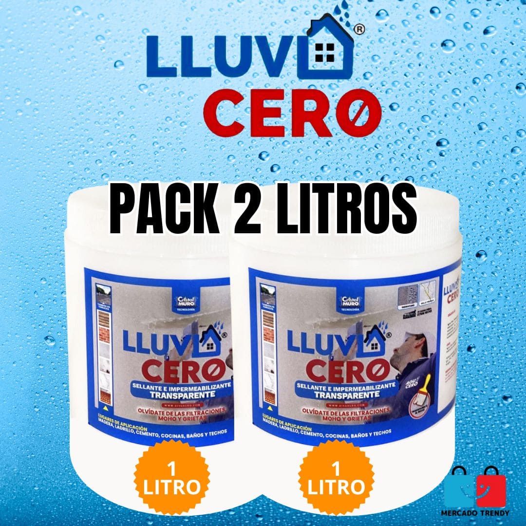 Lluvia Cero Impermeabilizante transparente 2 Litros