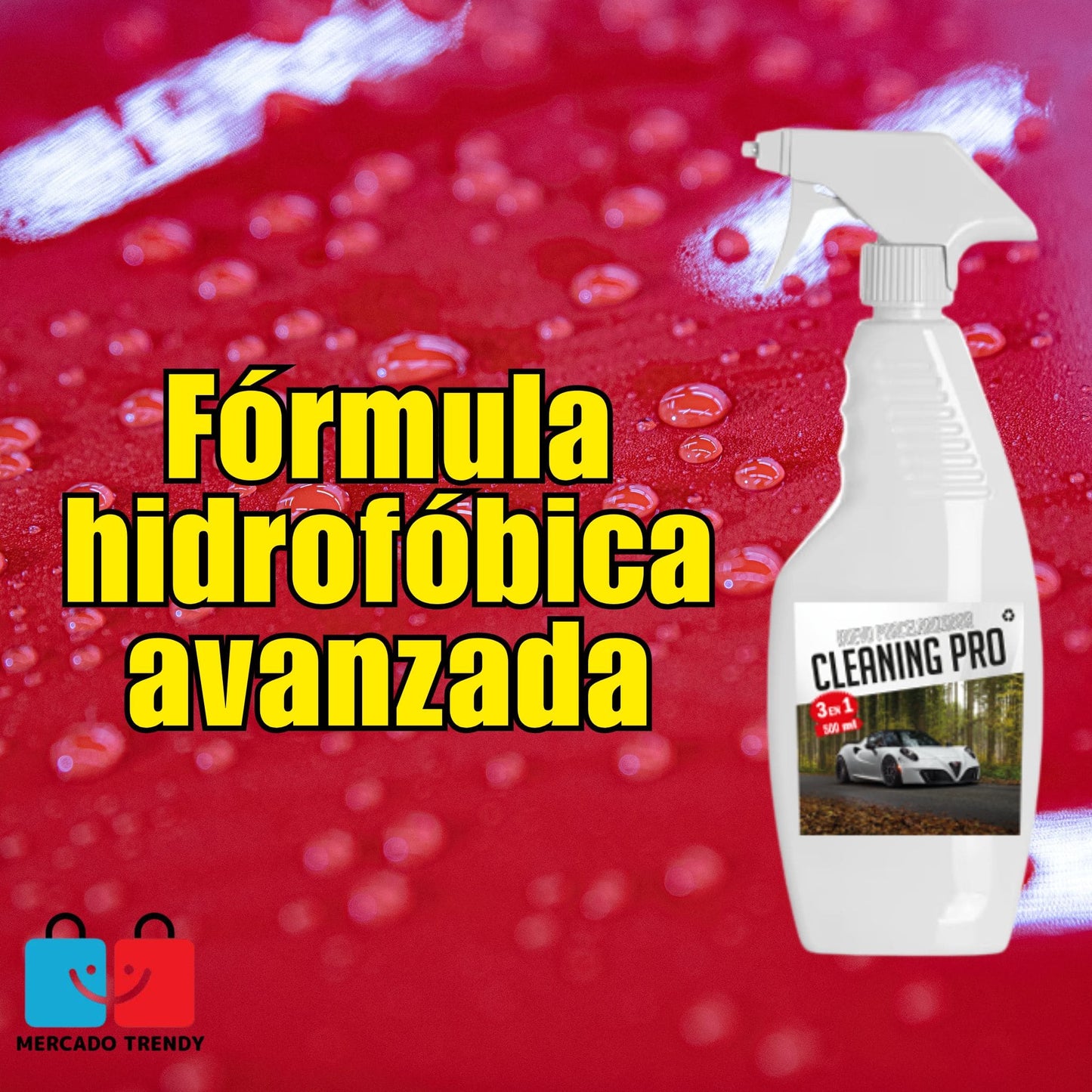 Cleaning PRO 3 en 1 - Porcelanizador para auto