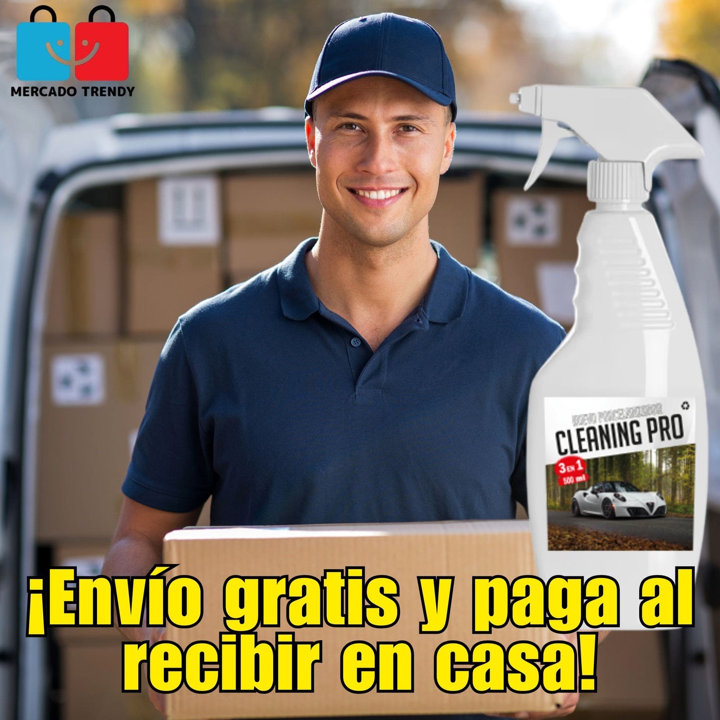 Cleaning PRO 3 en 1 - Porcelanizador para auto