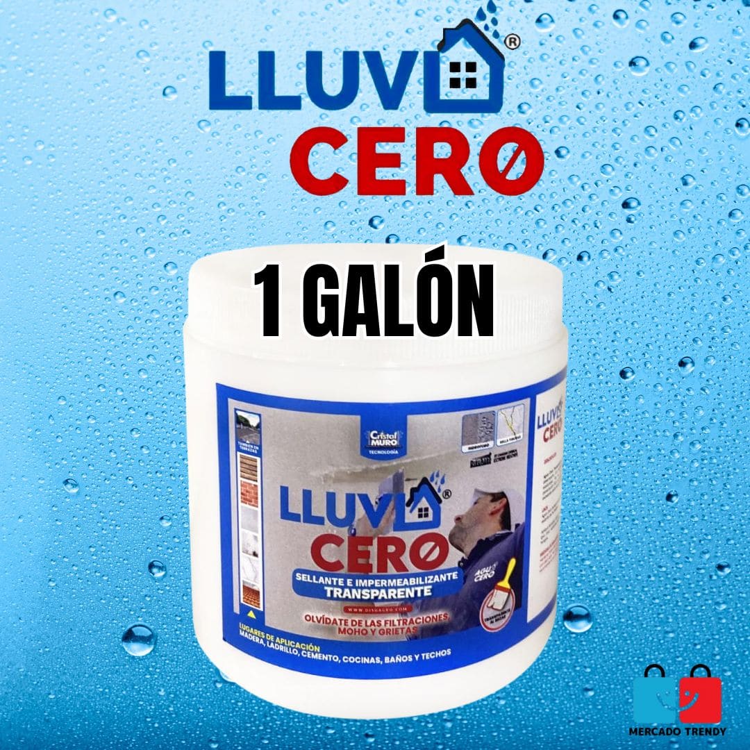 Lluvia Cero Impermeabilizante transparente 1 Galon