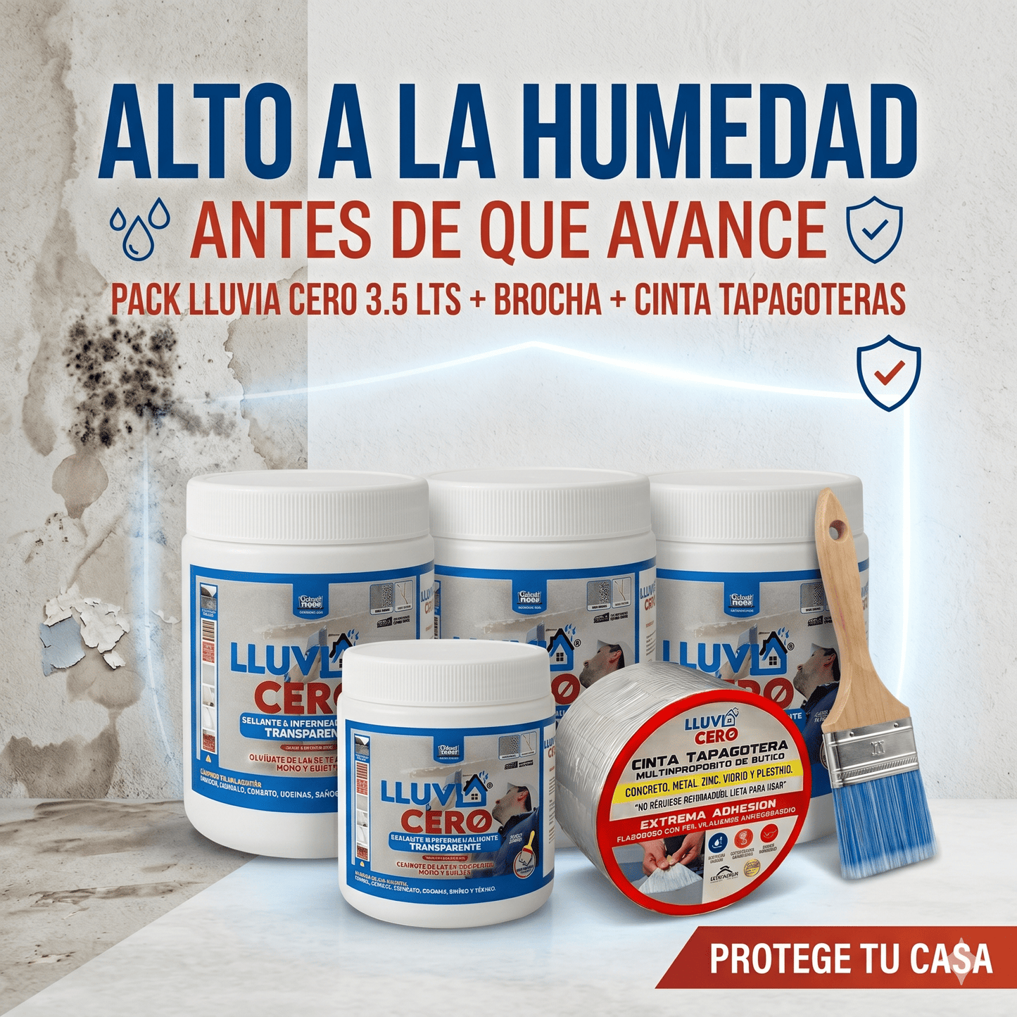 Lluvia Cero – Contra Humedad