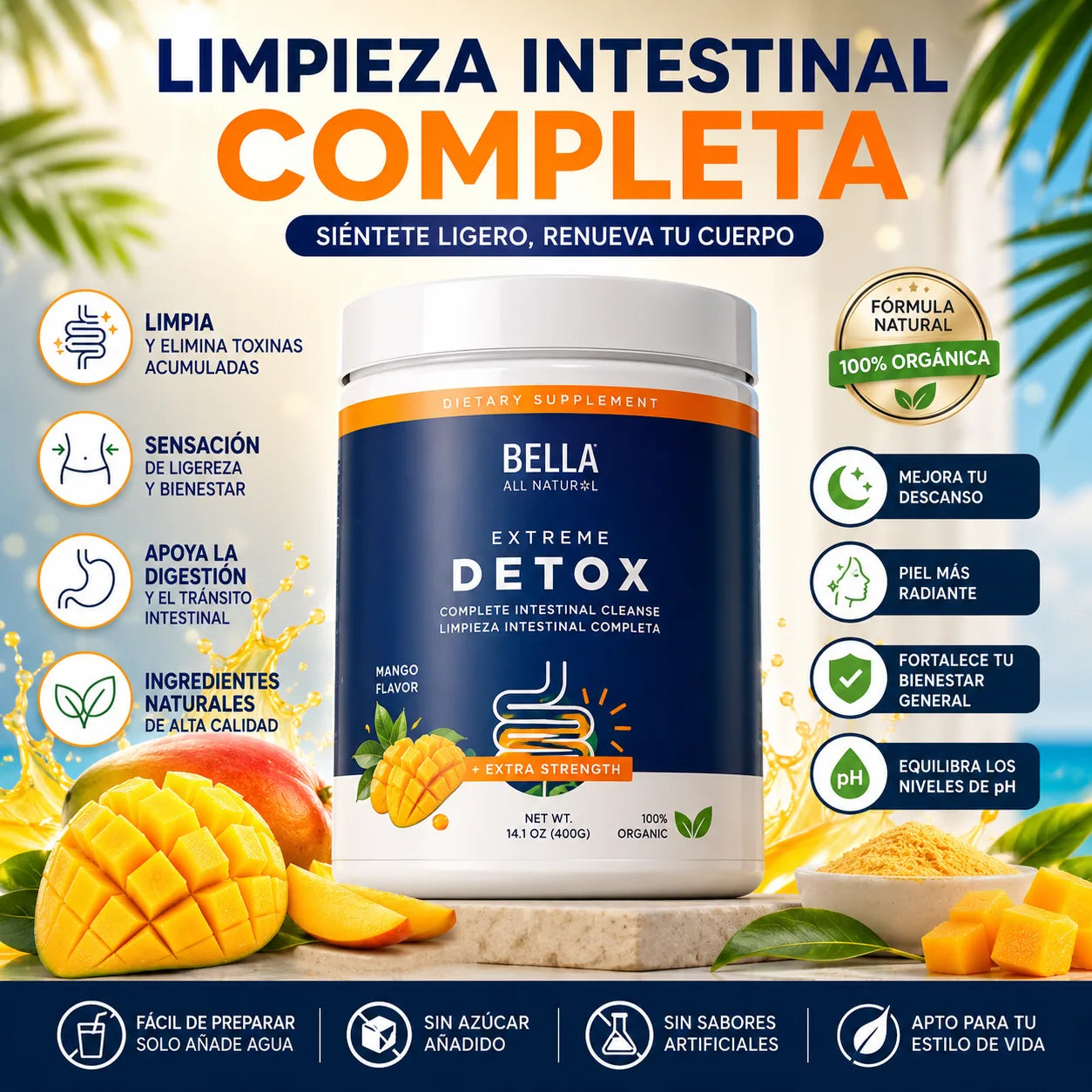 Suplemento Detox Bella